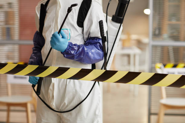 Professional Biohazard Cleanup technician working in Albany, OR